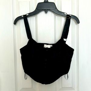 ASTR the label black corset top
